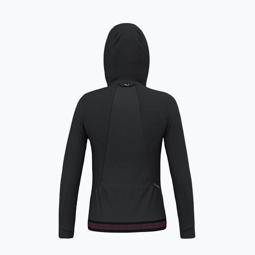 Moteriškas žygio džemperis Salewa Pedroc PL Hooded black out