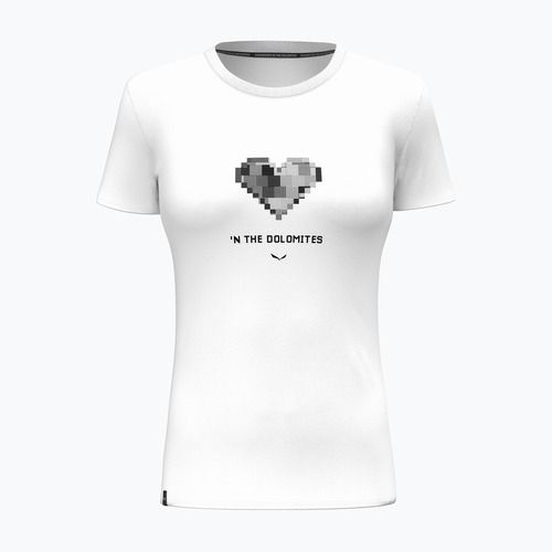 Moteriški marškinėliai Salewa Pure Heart Dry white