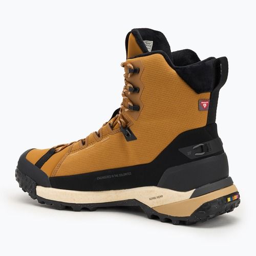 Vyriški žygio batai Salewa Puez Winter Mid Ptx golden brown / black