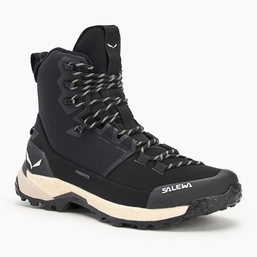 Moteriški žygio batai Salewa Puez Winter Mid Ptx black / black