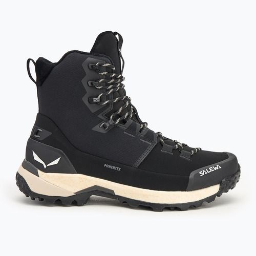Moteriški žygio batai Salewa Puez Winter Mid Ptx black / black
