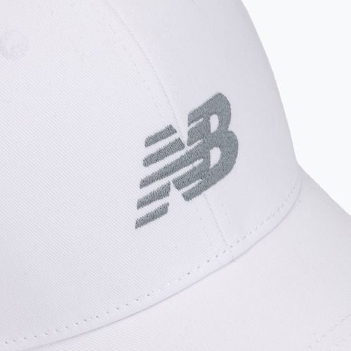 Kepuraitė su snapeliu New Balance 6 Panel Structured Snapback white