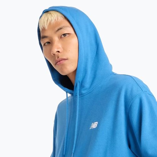 Vyriškas džemperis New Balance Small Logo French Terry Hoodie blue agate