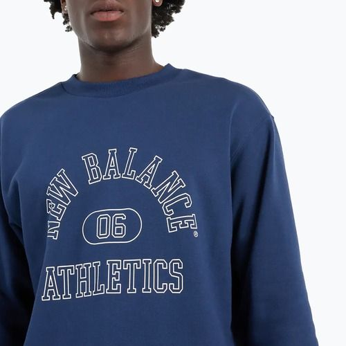 Vyriškas džemperis New Balance Graphic Crew navy