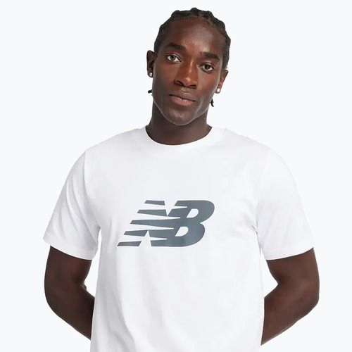 Vyriški marškinėliai New Balance Graphic V Flying balti