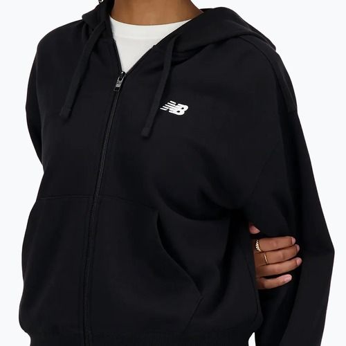 Moteriškas džemperis New Balance French Terry Full Zip black