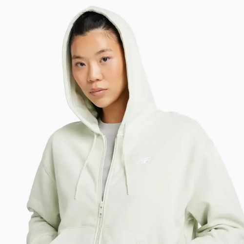 Moteriškas džemperis New Balance French Terry Full Zip natural mint