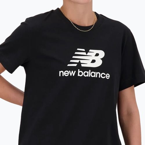 Moteriški marškinėliai New Balance Essentials Jersey black