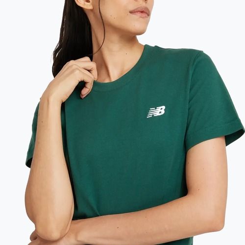 Moteriški marškinėliai New Balance Essentials Jersey night watch green