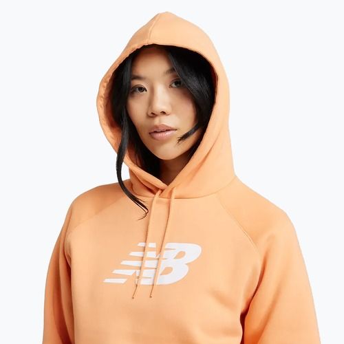 Moteriškas džemperis New Balance Fleece Hoodie brown