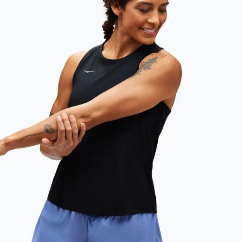 Moteriškas bėgimo tank topas HOKA Airolite Run Tank black