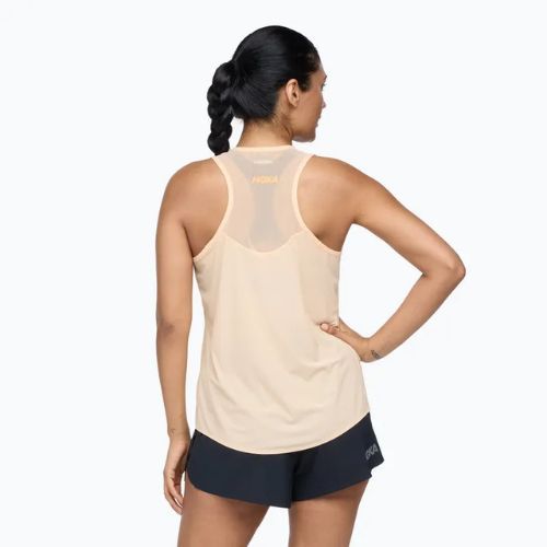 Moteriškas bėgimo tank topas HOKA Airolite Run Tank cloudless/marathon
