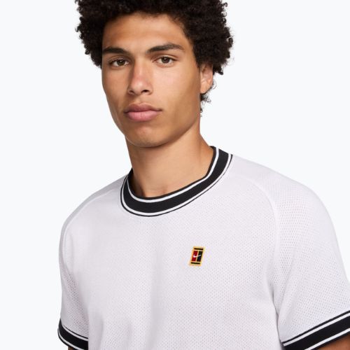 Vyriški teniso marškinėliai Nike Court Heritage white/black