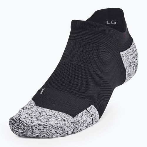 Bėgimo kojinės Under Armour Dry Run Cushion No Show 3 poros black/pitch gray/reflective