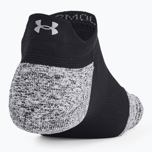 Bėgimo kojinės Under Armour Dry Run Cushion No Show 3 poros black/pitch gray/reflective