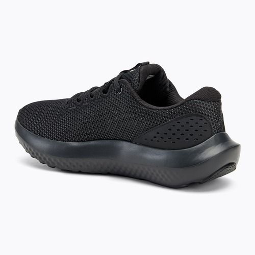 Under Armour Charged Surge 4 black/black/black vyriški bėgimo bateliai
