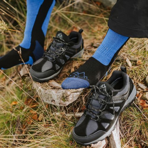 Vyriški žygio batai KADVA Traver Low WaterProof juodi