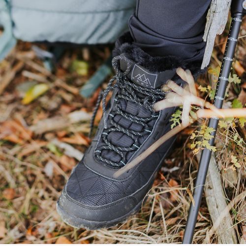Moteriški žieminiai batai KADVA Rava Mid WaterProof 3M Thinsulate juodi
