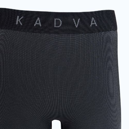 Moteriškų termoaktyvių apatinių komplektas KADVA Streif W Set be siūlių, juodas