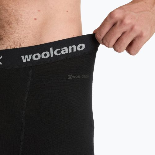 Vyriškų termoaktyvių apatinių komplektas WOOLCANO Merino SET0540 juodas