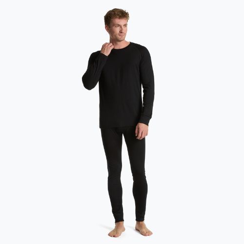 Vyriškų termoaktyvių apatinių komplektas WOOLCANO Merino SET0540 juodas
