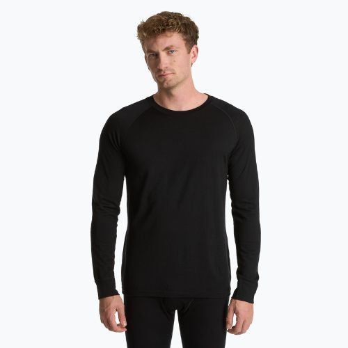 Vyriškų termoaktyvių apatinių komplektas WOOLCANO Merino SET0540 juodas