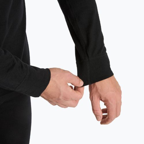 Vyriškų termoaktyvių apatinių komplektas WOOLCANO Merino SET0540 juodas