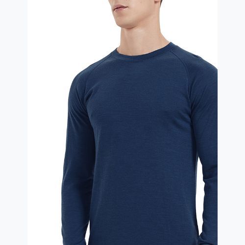 Vyriškų termoaktyvių apatinių komplektas WOOLCANO Merino SET0540 tamsiai mėlynas