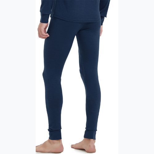 Vyriškų termoaktyvių apatinių komplektas WOOLCANO Merino SET0540 tamsiai mėlynas