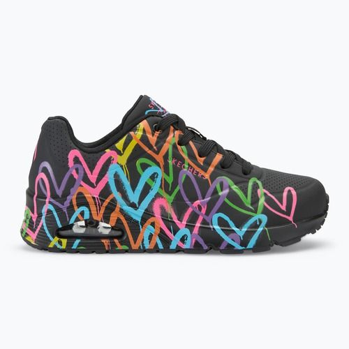 Moteriški batai SKECHERS JGoldcrown Uno Highlight Love black/multicolor