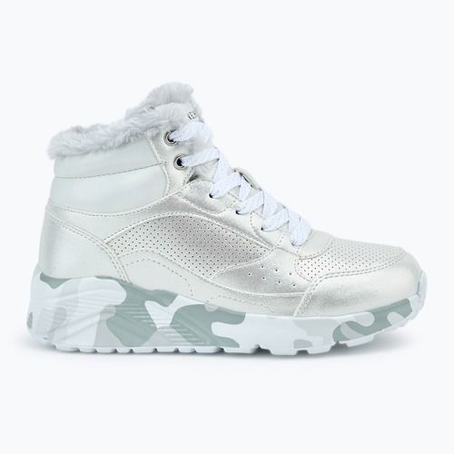 Vaikiški batai SKECHERS Uno Lite Camo Dazzle silver/grey