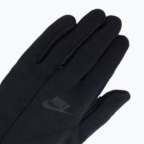 Vyriškos bėgimo pirštinės Nike Tech Fleece 2.0 black/black/black