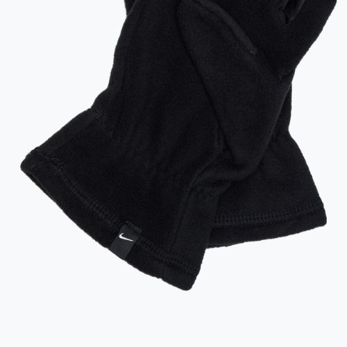 Moteriškos bėgimo pirštinės Nike One Therma-Fit Fleece black/white