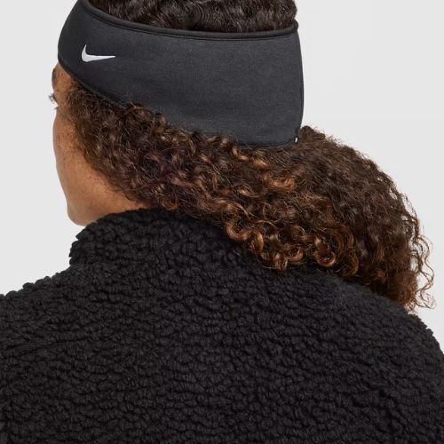 Moteriška galvos juosta Nike Phoenix Fleece black/black/white