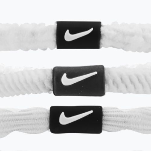 Plaukų gumutės Nike Flex Hair Tie 6 vnt. white/black/white