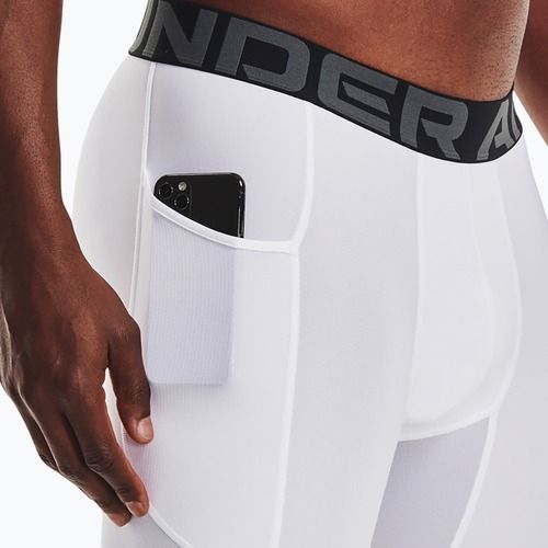 Vyriški šortai Under Armour HG Armour Long Shorts white/black