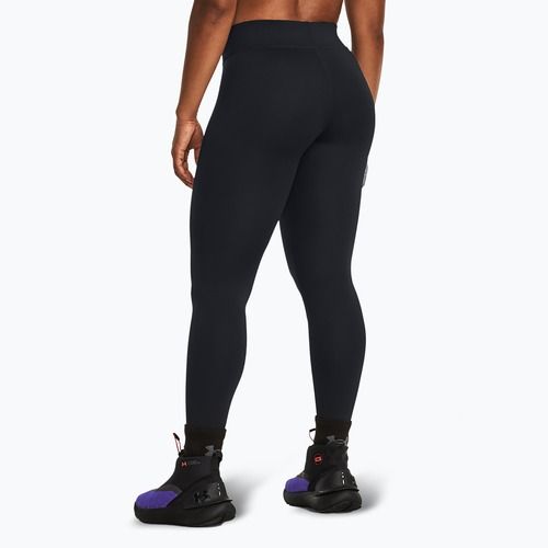 Moteriškos treniruočių tamprės Under Armour ColdGear Authentics black/white