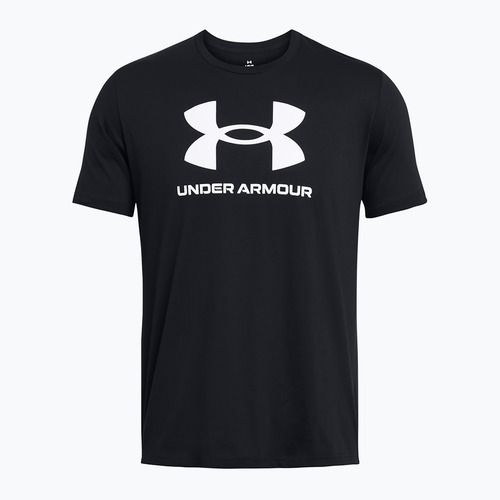Vyriški Under Armour Sportstyle Logo Update marškinėliai juoda/balta