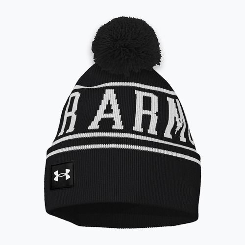 Vyriška žieminė kepurė Under Armour Halftime Pom Beanie black/white/white