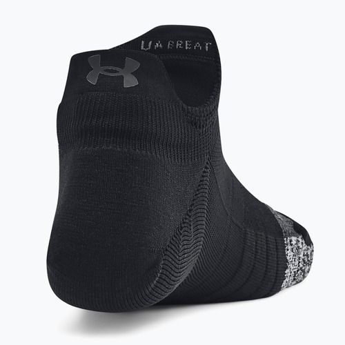 Moteriškos žygio kojinės Under Armour Breathe NS Tab 3 Pack black/black/jet gray