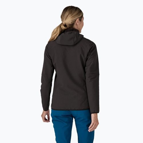 Moteriška softshell striukė Patagonia R2 CrossStrata Hoody black