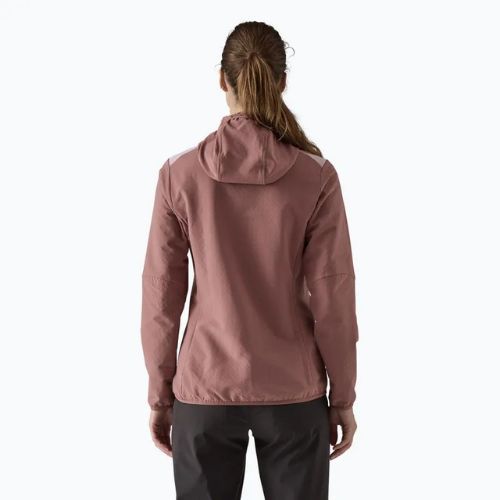 Moteriška softshell striukė Patagonia R2 CrossStrata Hoody dulse mauve