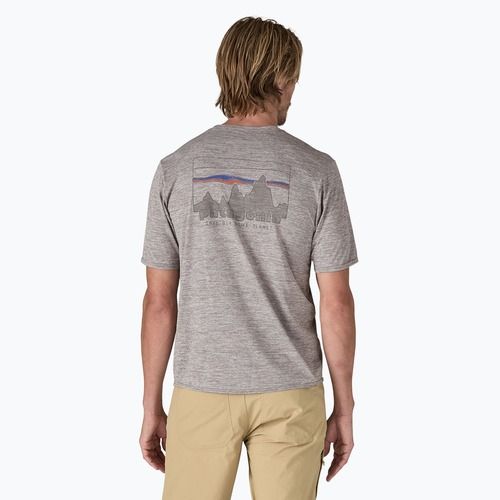 Vyriški marškinėliai Patagonia Cap Cool Daily Graphic Shirt 73 skyline/feather grey