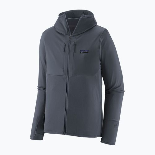 Vyriškas žygio džemperis Patagonia R1 Thermal Full Zip Hoody smolder blue