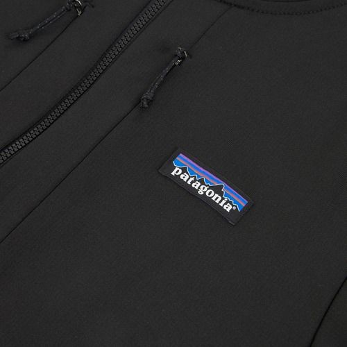 Vyriškas žygio džemperis Patagonia R1 Thermal Full Zip Hoody black