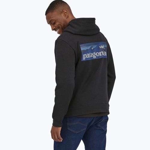 Džemperis Patagonia Boardshort Logo Uprisal Hoody ink black