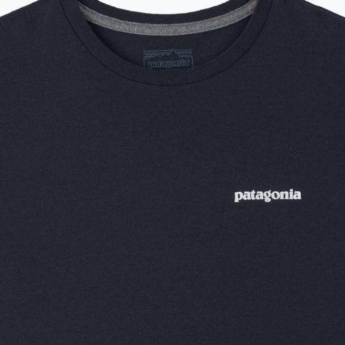 Vyriški marškinėliai ilgomis rankovėmis Patagonia P-6 Logo Responsibili new navy