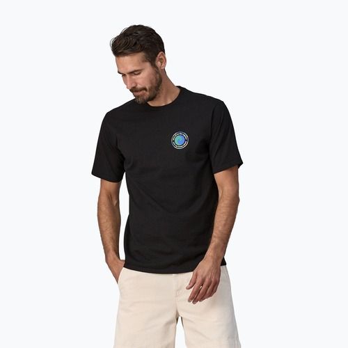 Vyriški marškinėliai Patagonia Unity Fitz Responsibili ink black