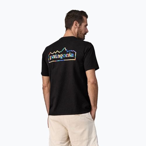 Vyriški marškinėliai Patagonia Unity Fitz Responsibili ink black
