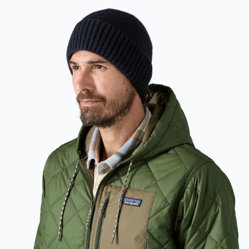Patagonia žieminė kepurė Brodeo new navy